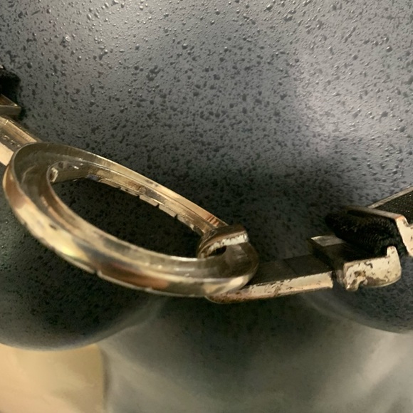 Chicos leather / silver tone ladies belt ✅ - Picture 6 of 11